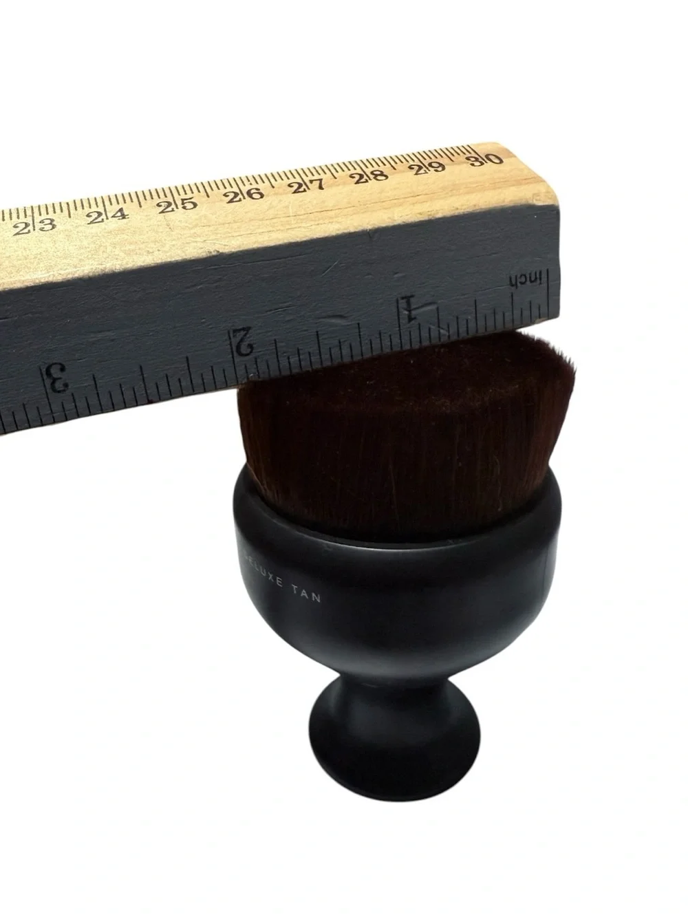 Bare Escentuals Flat Top Kabuki Brush -delux tan round limited edition